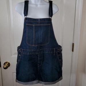 Denim Shorts Overalls